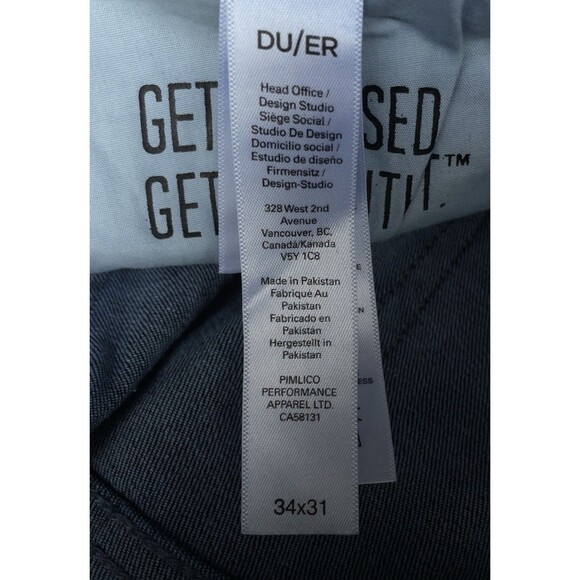 DU/ER Skinny Women’s Size 34 Super High-Waist Stretch Blue Jeans - Picture 12 of 16